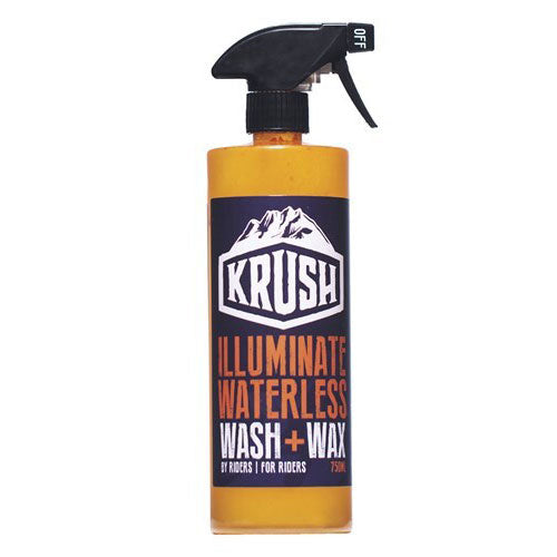 Krush Illuminate Waterless Wash - 750ml Spray Bottle - 750ml Trigger Spray
