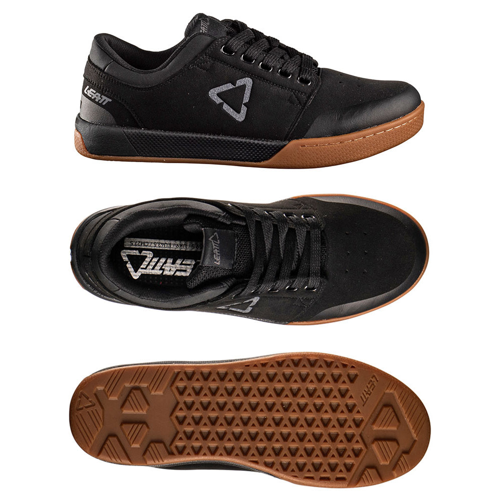 Leatt 2.0 Flat Pedal Shoe - US 9.5 - Black - Gum