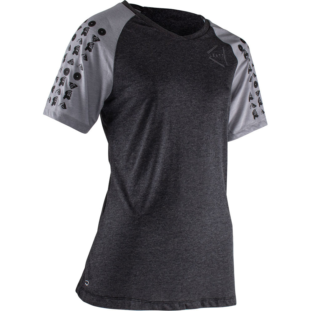 Leatt MTB All Mountain 2.0 Women's Short Sleeve Jersey - L - Black