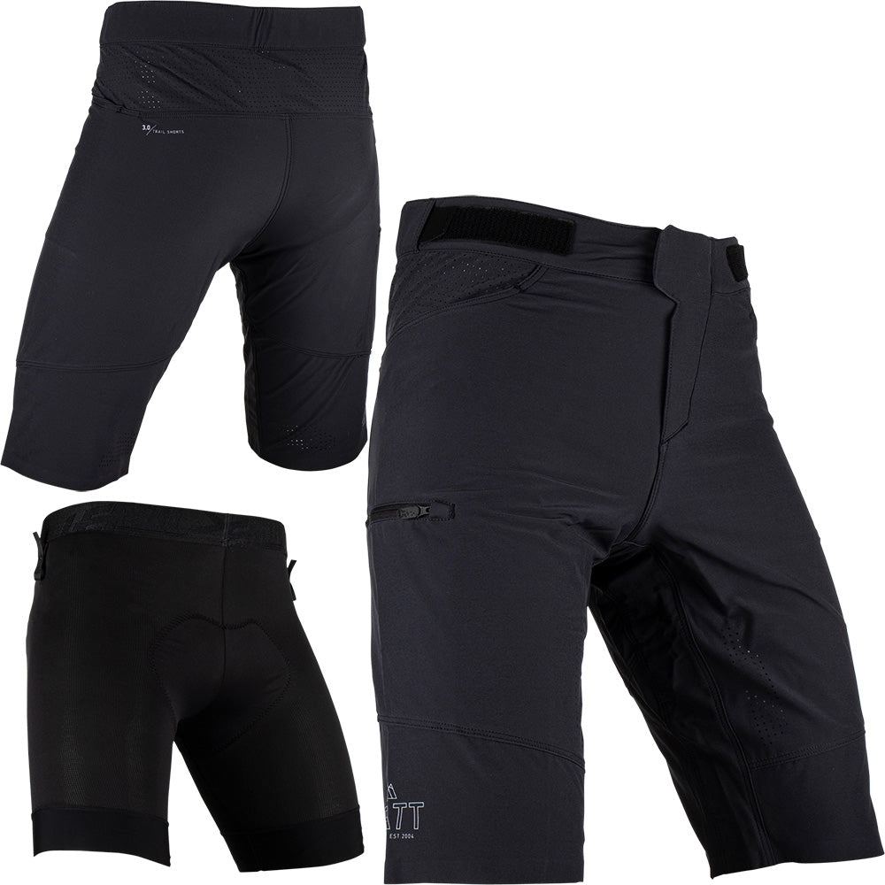 Leatt MTB Trail 3.0 Shorts - L-34 - Black