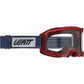 Leatt Velocity 4.0 MTB Goggles - One Size Fits Most - Chilli - Antifog Clear 83 Lens