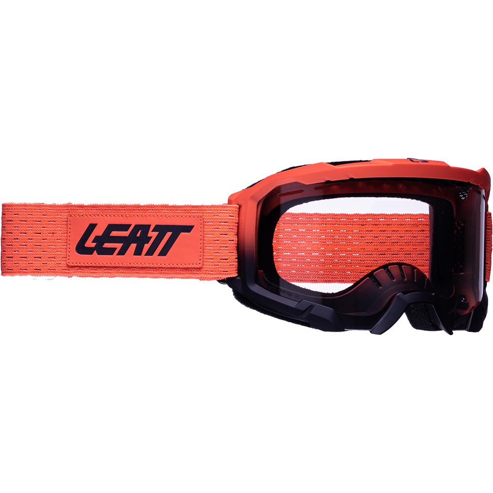 Leatt Velocity 4.0 MTB Goggles - One Size Fits Most - Coral - Antifog Clear 83 Lens