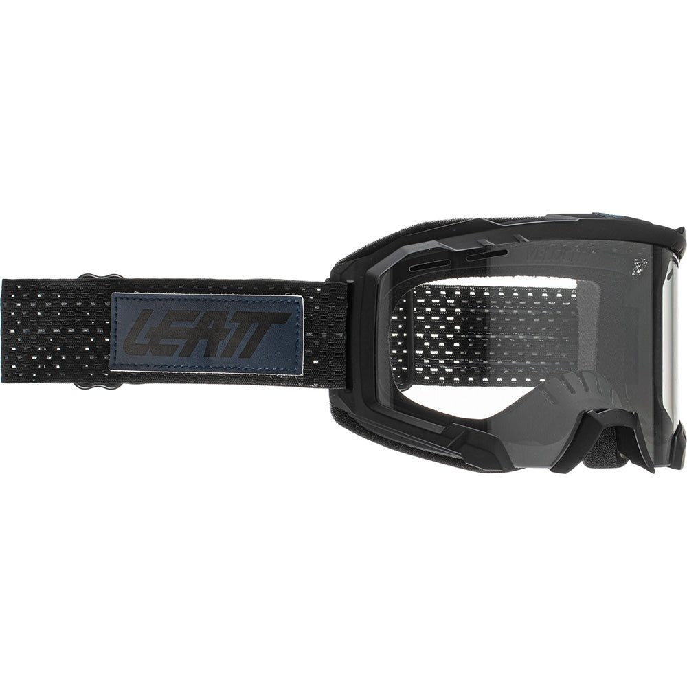 Leatt Velocity 4.0 MTB Goggles - One Size Fits Most - Graphene - Antifog Clear 83 Lens