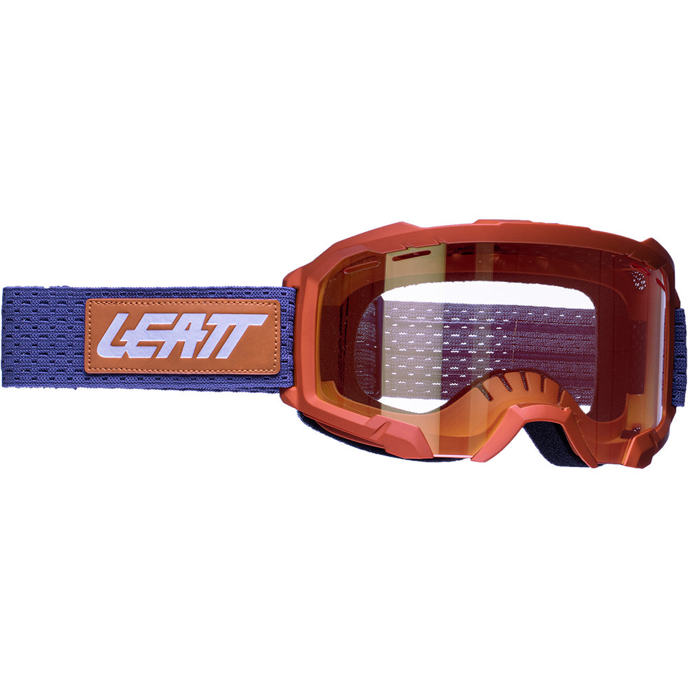Leatt Velocity 4.0 MTB Iriz Goggles - One Size Fits Most - Rust - Bronze Ultracontrast 68 Lens