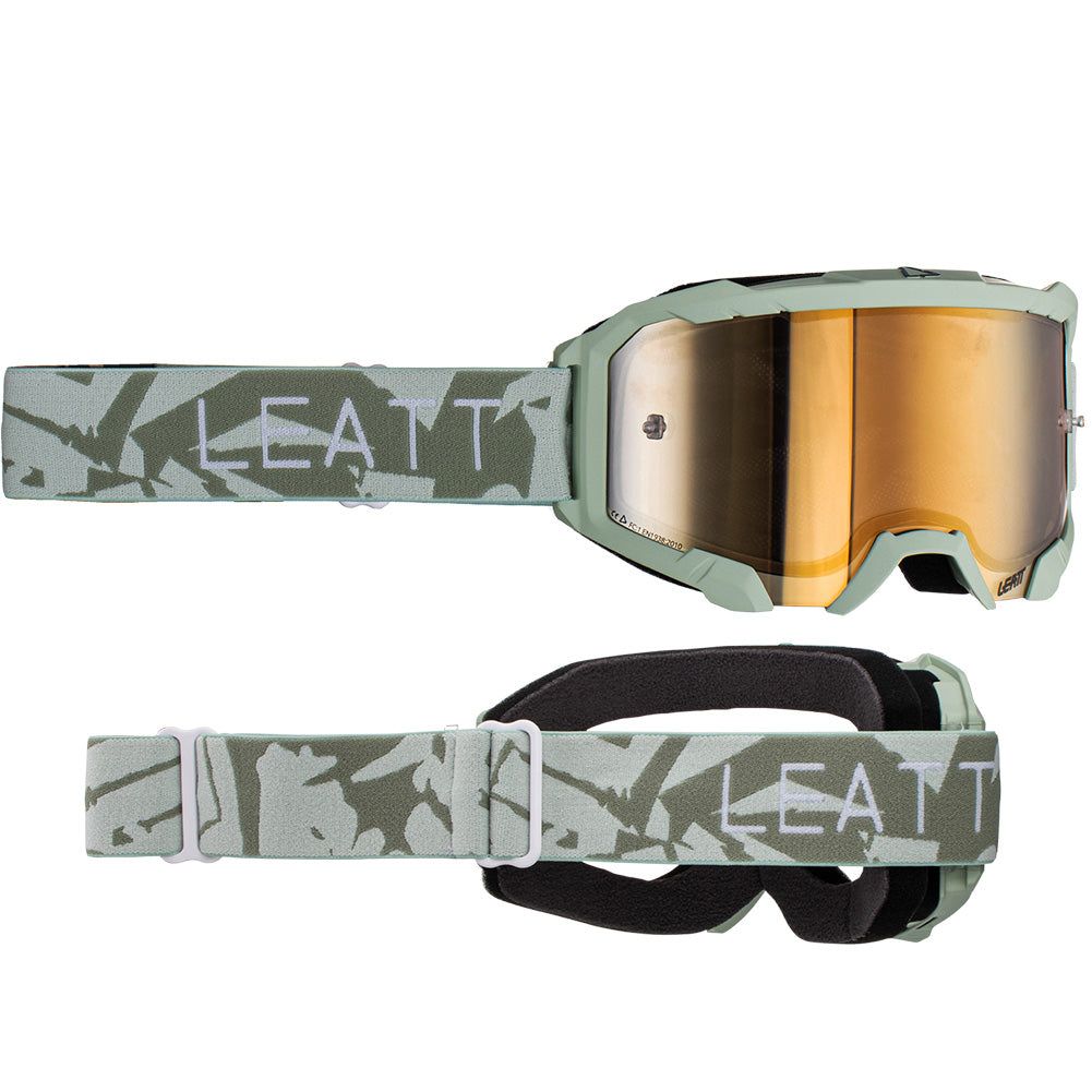 Leatt Velocity 4.5 MTB Iriz Goggles - One Size Fits Most -  Cactus - Bronze Ultracontrast 68 Lens