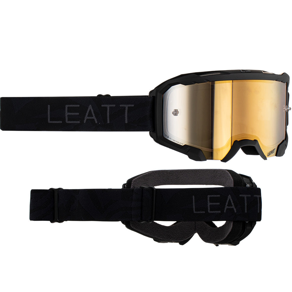 Leatt Velocity 4.5 MTB Iriz Goggles - One Size Fits Most -  Stealth - Bronze Ultracontrast 68 Lens