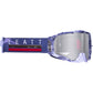 Leatt Velocity 6.5 Iriz Goggles - One Size Fits Most - Giraffe Silver - Mirror Silver 50 Lens