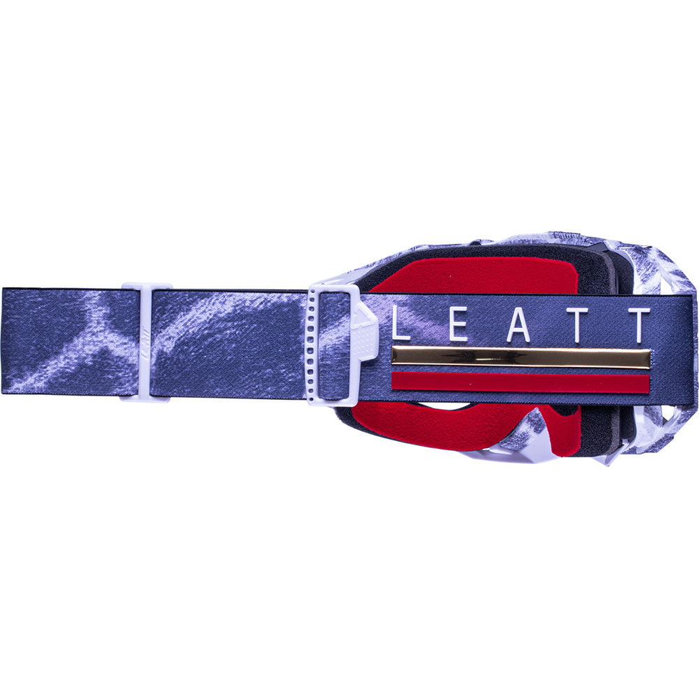 Leatt Velocity 6.5 Iriz Goggles - One Size Fits Most - Giraffe Silver - Mirror Silver 50 Lens
