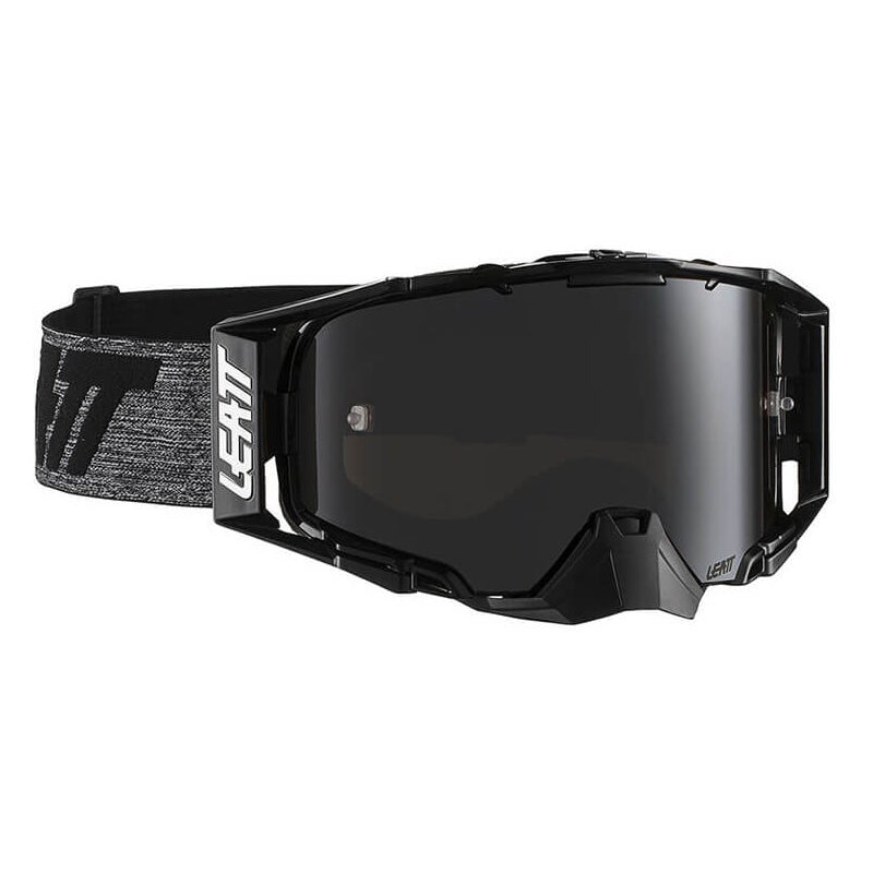 Leatt Velocity GPX 6.5 Goggles - One Size Fits Most - Black - Grey - Iriz Mirror Antifog Platinum Ultracontrast 19 Lens