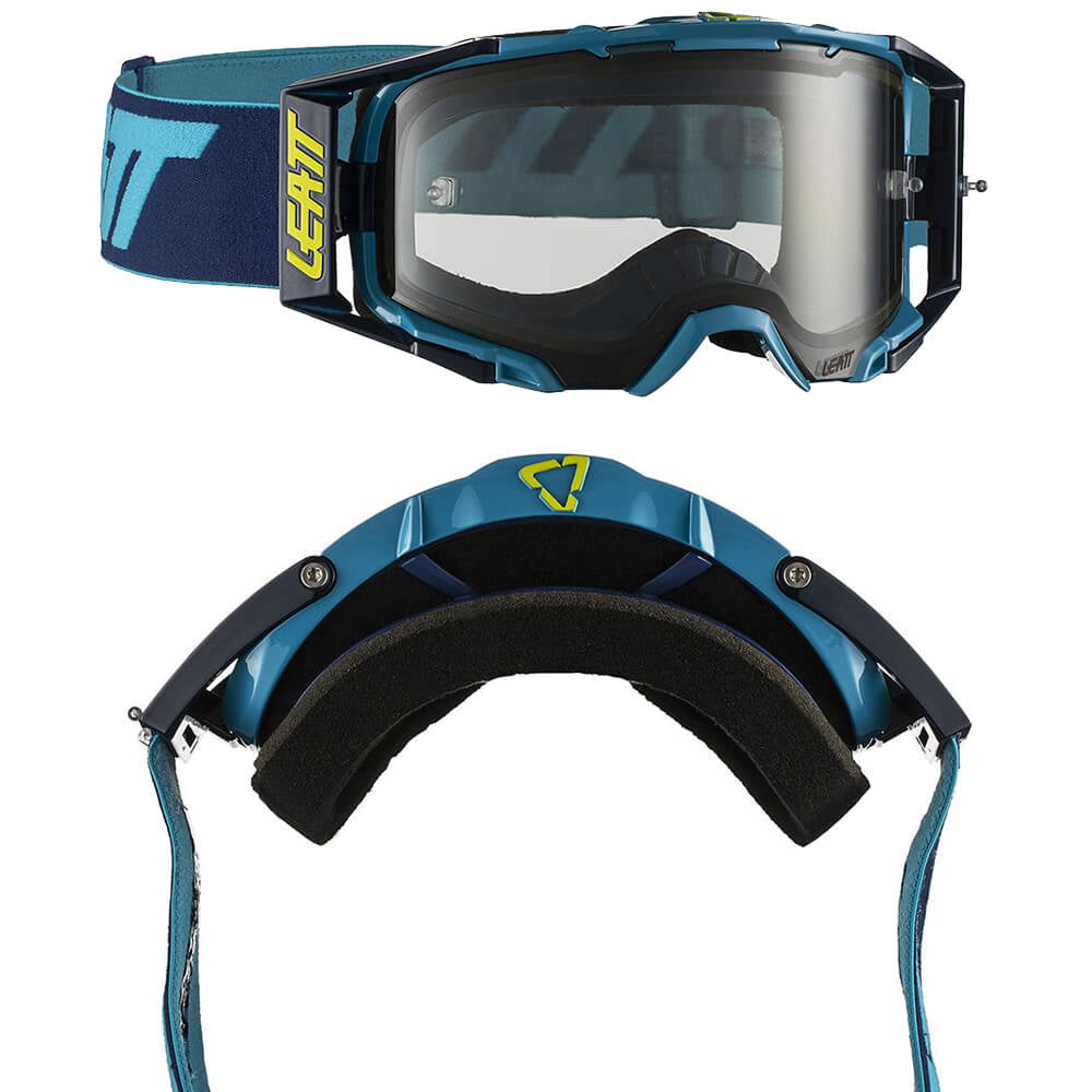 Leatt Velocity GPX 6.5 Goggles - Ink - Blue - Antifog Light Grey 72 Lens