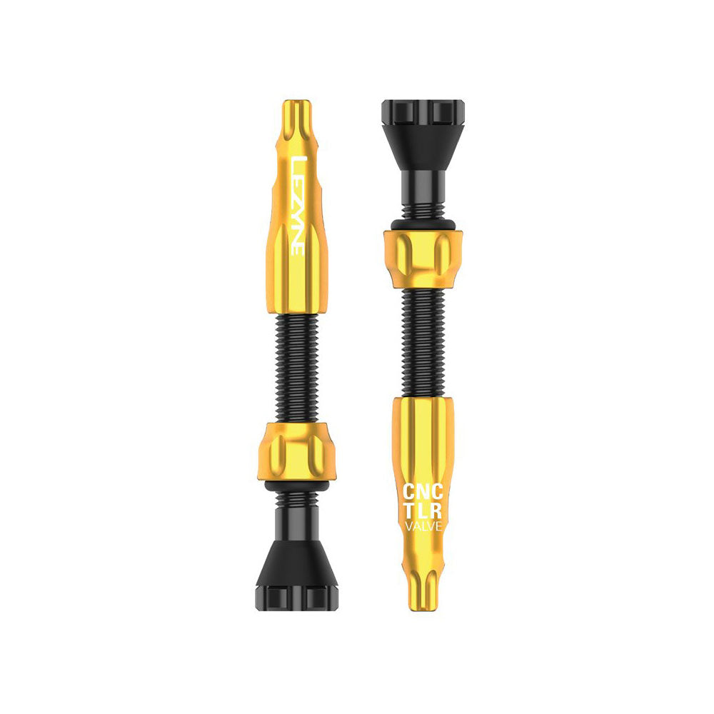 Lezyne CNC TLR Valves - Gold - 44mm