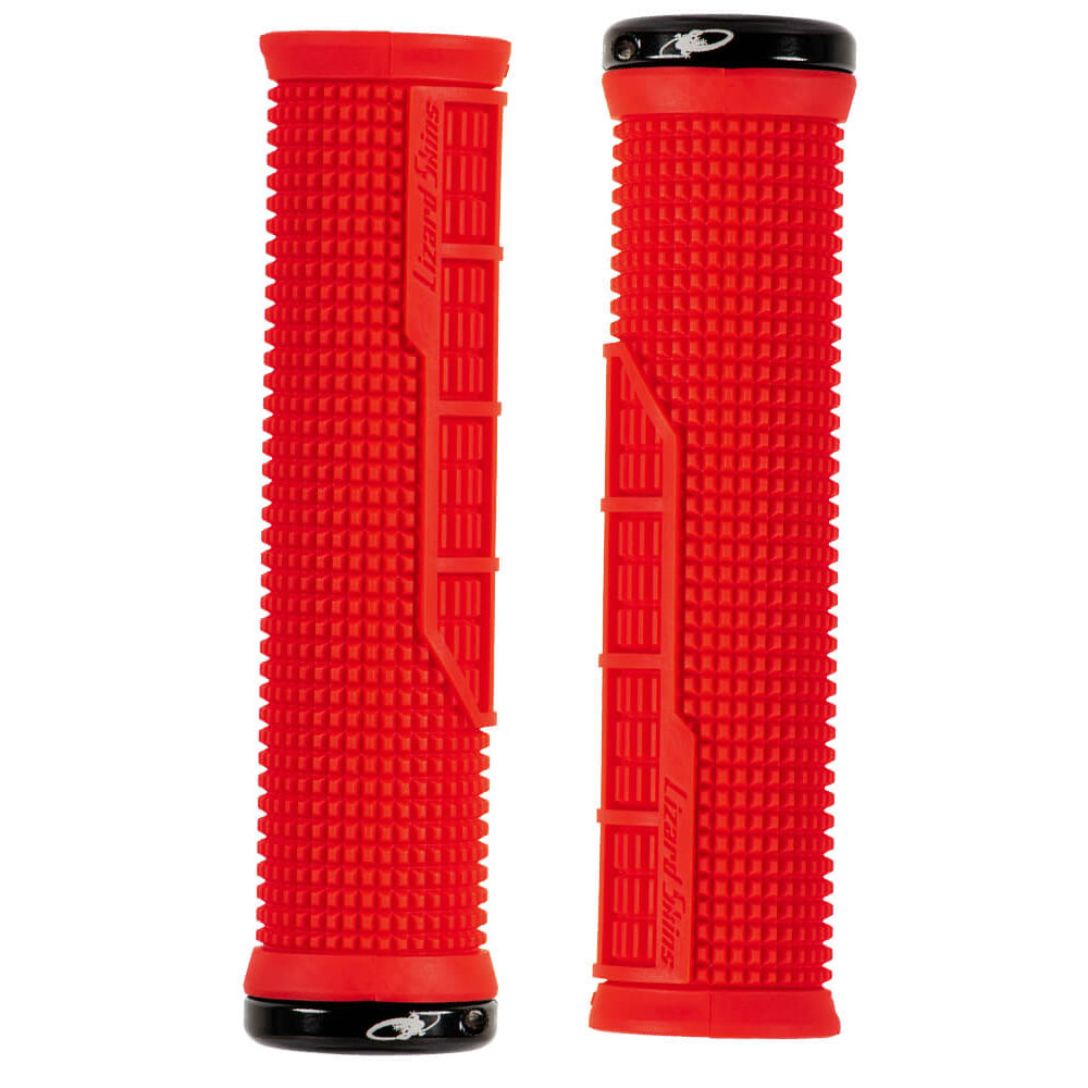 Lizard Skins Machine Lock On Grips - Fire Red