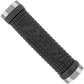 Lizard Skins Peaty Lock On Grips - Black With Grey Clamps
