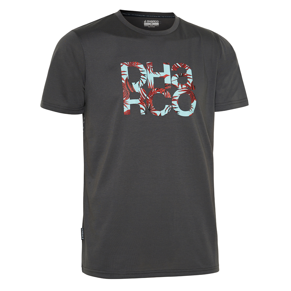 DHaRCO Men's Short Sleeve Tech Tee - S - Carbon Paradise