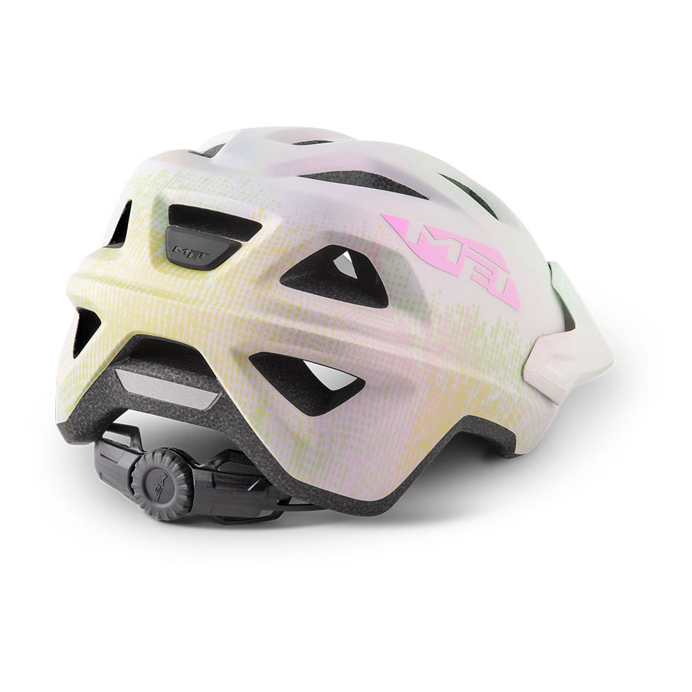 MET Eldar Youth Helmet - Youth - 52-57 - Iridescent White - Matte