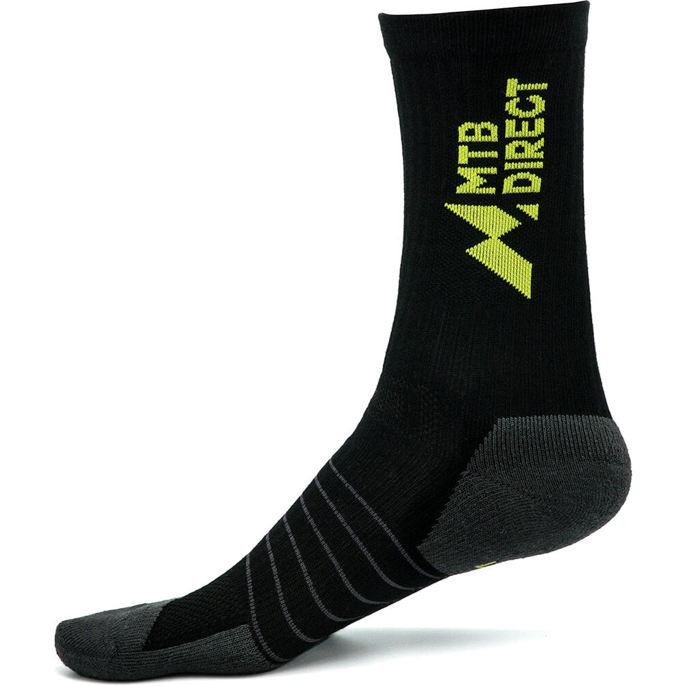 MTB Direct 8 Inch Logo Socks - US 8-10 - Black
