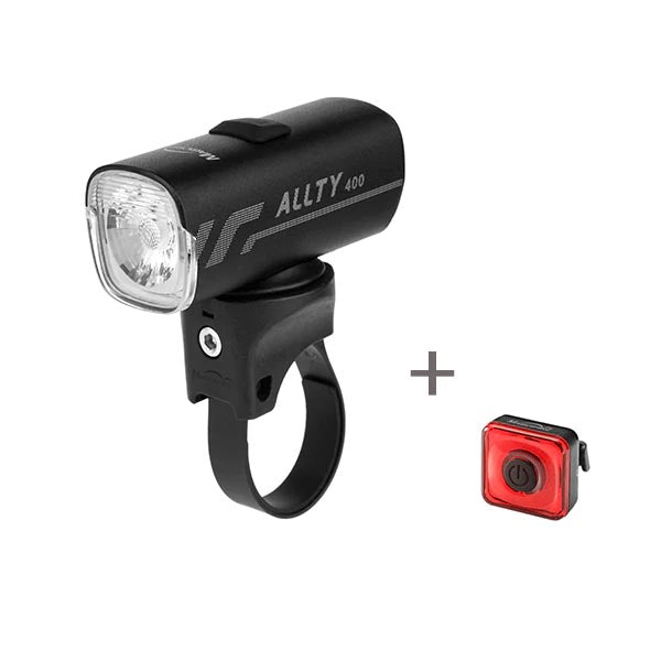 Magicshine Allty 400 Lumen LED Front Light and SeeMee 20 Lumen Rear Light Set