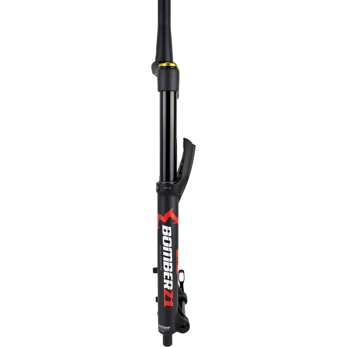 Marzocchi Bomber Z1 Fork - Matte Black - 15x110mm Boost - QR Lever - 51mm - 160mm - Grip Sweep Adj - 2022 - Tapered 1 1-8-1.5 Inch - 29 Inch