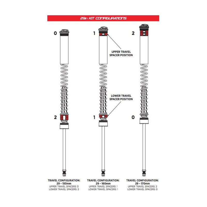 Marzocchi Z1 Coil Plunger Shaft and Topcap Kit - 29 Inch