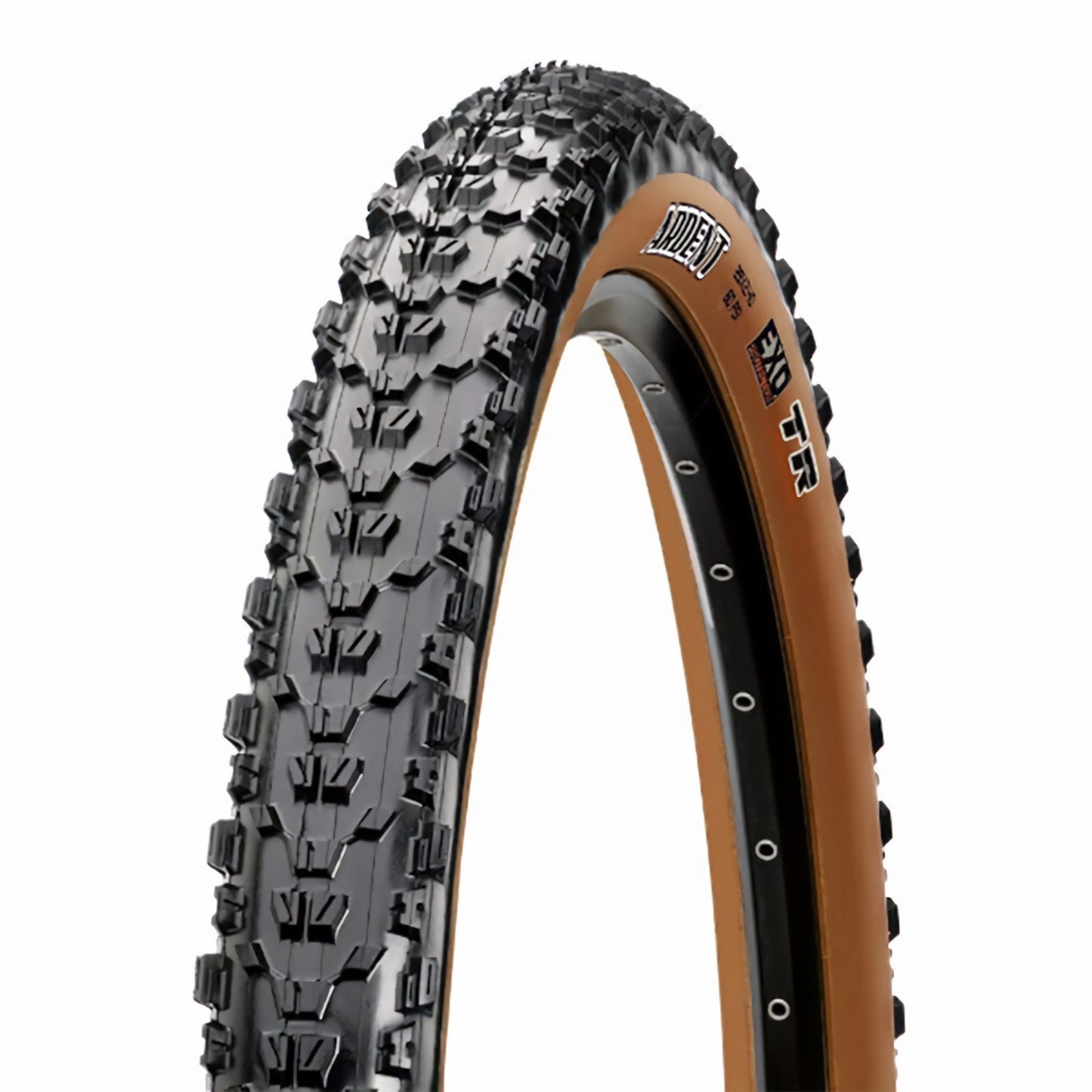 Maxxis Ardent Tyre - Dark Tan Wall - TR Kevlar Folding - EXO - Dual Compound - 2.4 Inch - 27.5 Inch