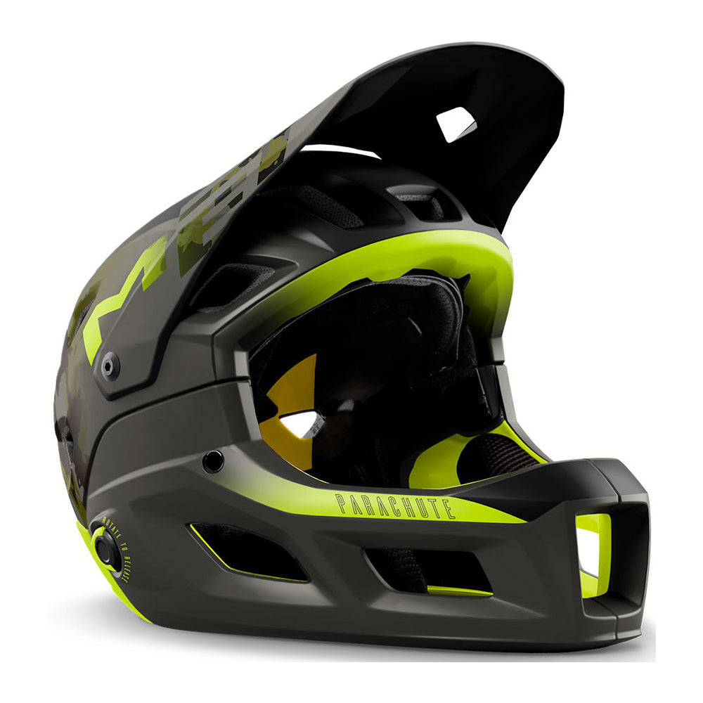 Met Parachute MCR MIPS Helmet - M - Camo Lime Green