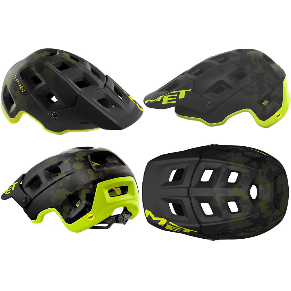Met Terranova MIPS Helmet - S - Camo Lime Green