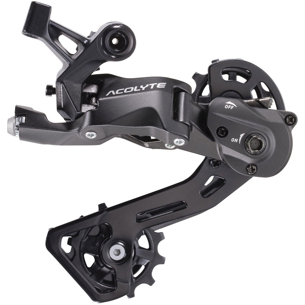 Microshift Acolyte 8 Speed Clutched Rear Derailleur - Long Cage - 8 Speed