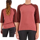 Mons Royale Tarn Merino Shift Raglan 3-4 Sleeve Women's Jersey - Women's M - Slow Bake