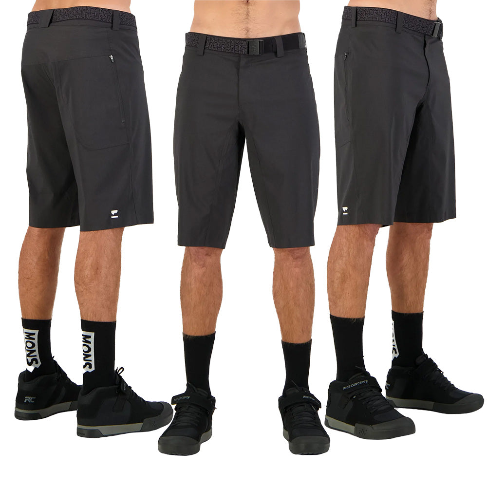 Mons Royale Virage Mens Shorts - 2XL-38 - Black