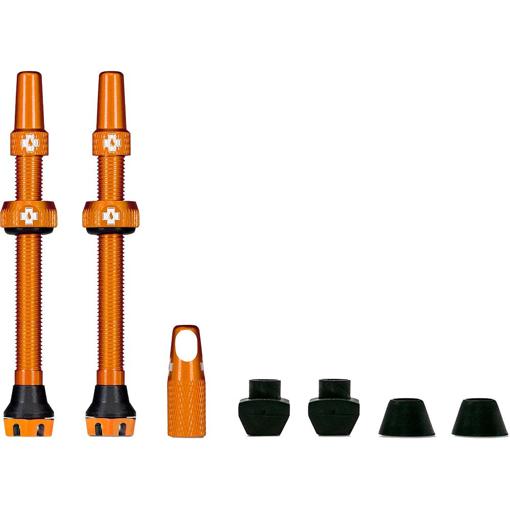 Muc-Off Tubeless Valve Kit V2 - Orange - 60mm