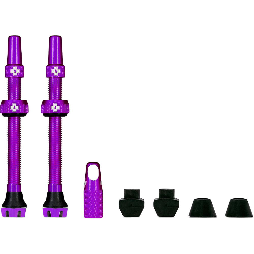 Muc-Off Tubeless Valve Kit V2 - Purple - 60mm
