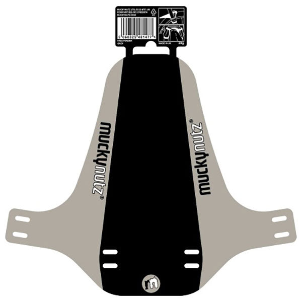 Mucky Nutz Face Fender Classic Mud Guard - Black - Grey