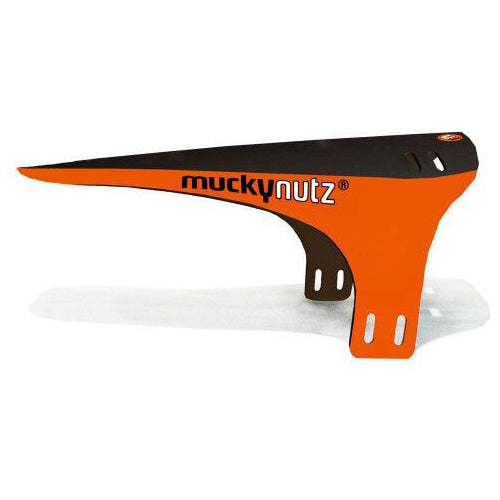Mucky Nutz Face Fender Classic Mud Guard - Black - Orange