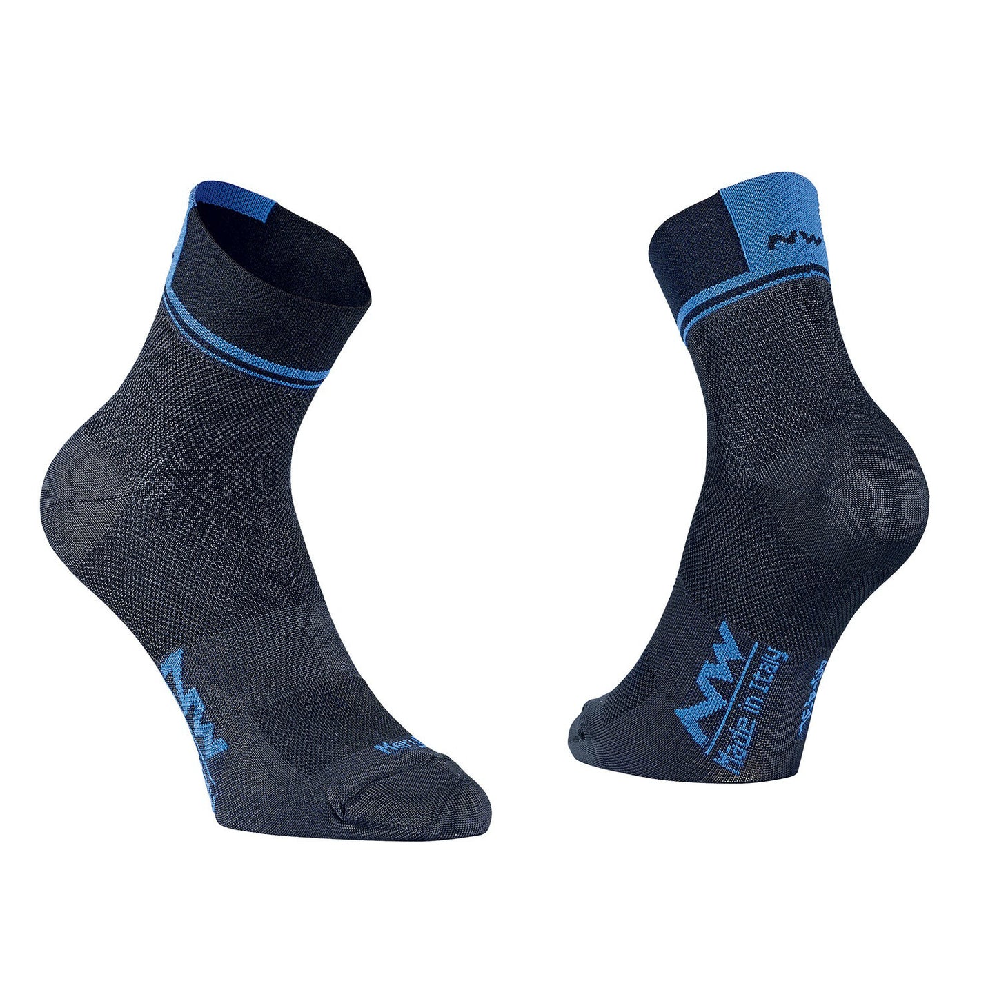 Northwave Logo 2 Socks - M - Black - Blue