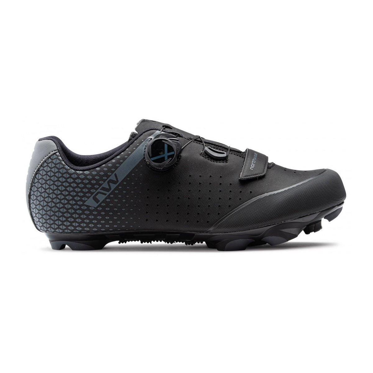 Northwave Origin Plus 2 Wide Shoes - EU 47 - Black - Anthracite