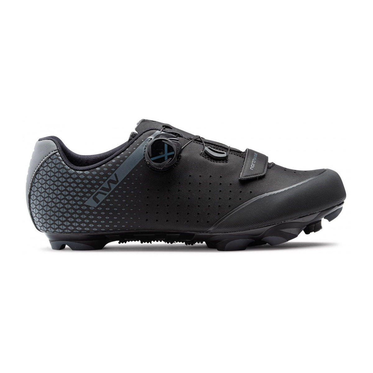 Northwave Origin Plus 2 Wide Shoes - EU 46 - Black - Anthracite