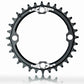 OChain Pilo 4 Bolt Chainring - 104 BCD - Round - Black - 9-12 Speed - 32T