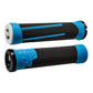 ODI Aaron Gwin AG-2 Lock On Grips - Black With Blue Clamps