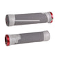 ODI Aaron Gwin AG-2 Lock On Grips - Grey With Red Clamps
