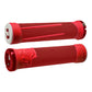 ODI Aaron Gwin AG-2 Lock On Grips - Red With Fire Clamps