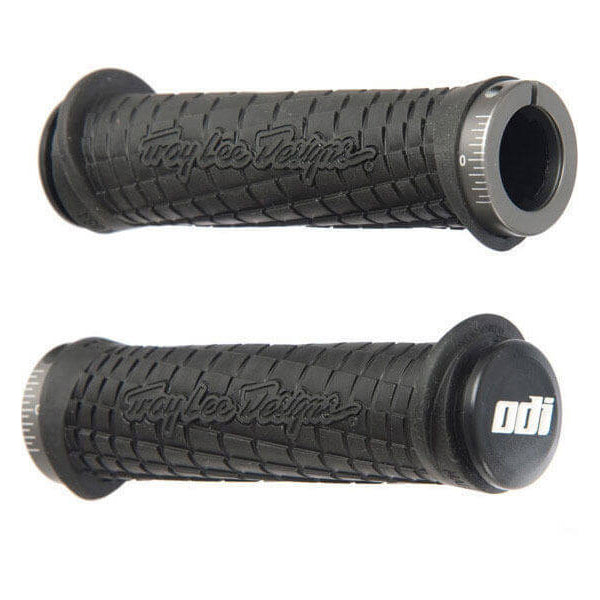 ODI TLD Bonus Pack Lock On Grips - Black With Grey Clamps