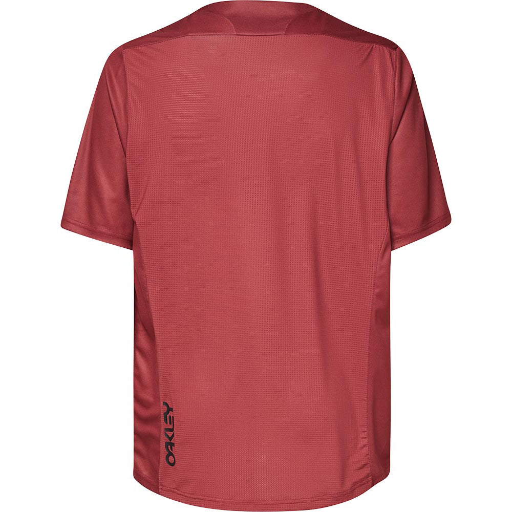 Oakley Factory Pilot Lite Short Sleeve Jersey - L - Iron Red