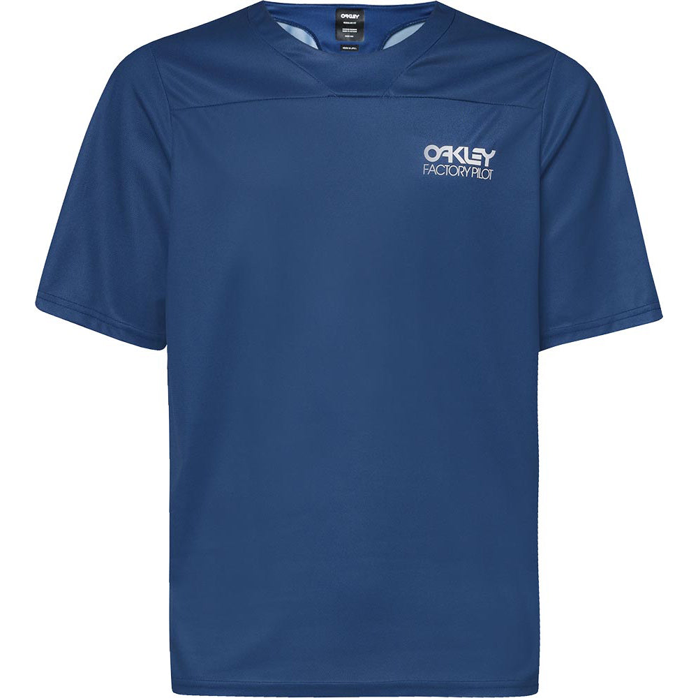 Oakley Factory Pilot Lite Short Sleeve Jersey - M - Poseidon