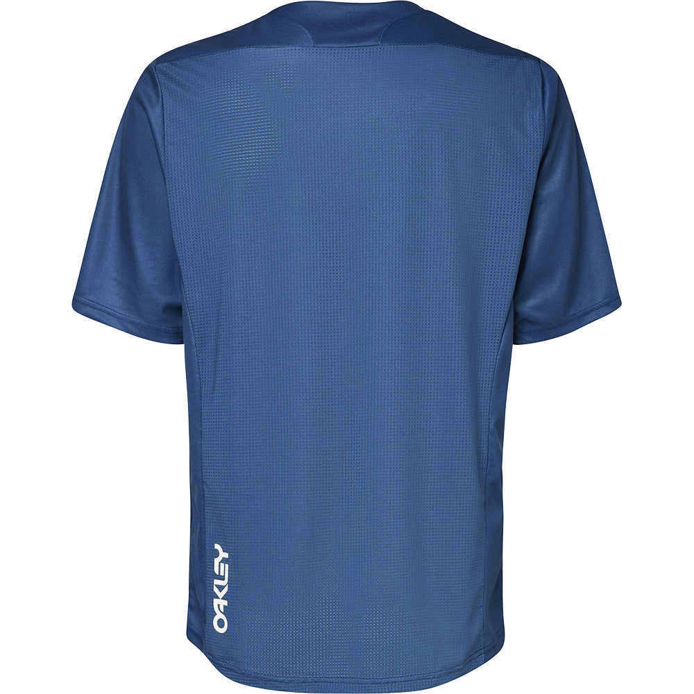 Oakley Factory Pilot Lite Short Sleeve Jersey - M - Poseidon