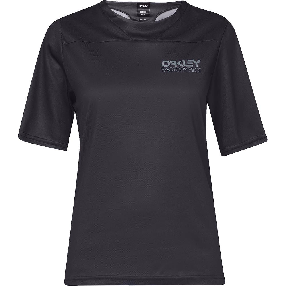 Oakley Factory Pilot Lite Women's Short Sleeve Jersey - S - Blackout