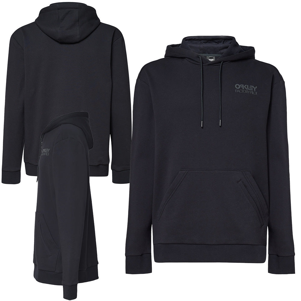 Oakley Freeride Fleece Hoodie - S - Tonal Black