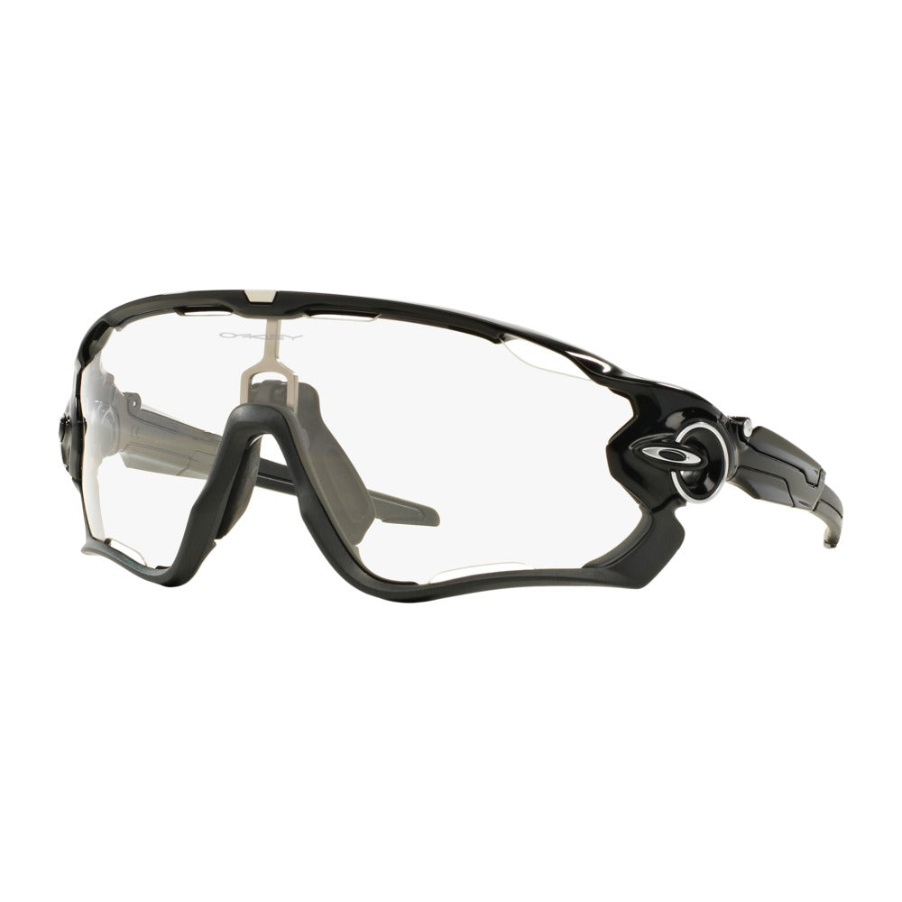 Oakley Jawbreaker Sunglasses - Polished Black - Clear To Black Photochromic Lens