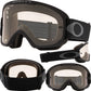 Oakley O Frame 2.0 Pro MTB Goggles - One Size Fits Most - Black - Gunmetal - Clear Lens