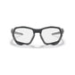 Oakley Plazma Sunglasses - One Size Fits Most - Matte Carbon Photochromic Lens