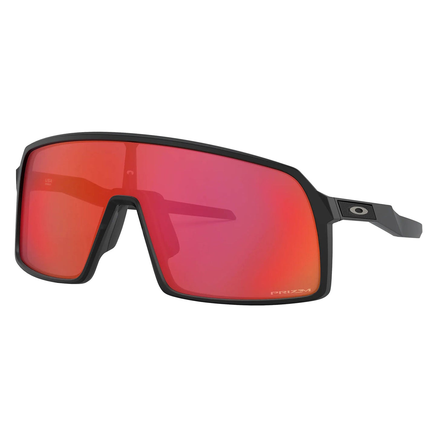 Oakley Sutro Sunglasses - Matte Black - PRIZM Trail Torch Lens